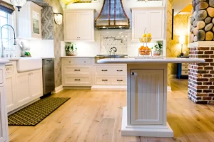 Bowdler white kitchen island