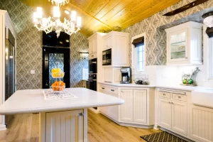 Bowdler warm colored kitchen