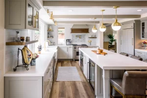 Peterson Grey Lux Home Design glamour kitchen design