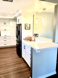 Moreno Black and White Modern Kitchen