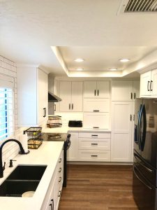 Moreno Black and White Modern Kitchen