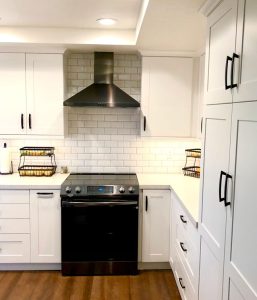 Moreno Black and White Modern Kitchen