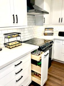 Moreno Black and White Modern Kitchen